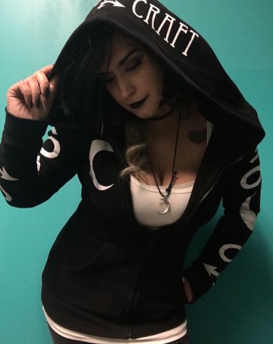 Moon Witch Hoodie - Gothic Punk Print
