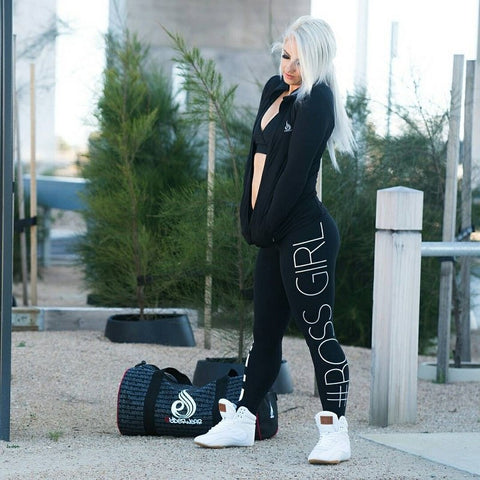 Boss Girl Leggings - Women High Waist Yoga Pants BOSS GIRL Letter Sports Gym Running Fitness Leggings Pants Athletic Trouser