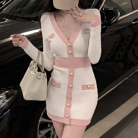 Classy Comfy Baddy Sweater Dress