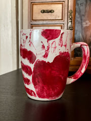 Dont Ask Coffee Mug / Tea Mug - Bloody Mug Horror Mug Halloween Mug Hand Painted Hand Crafted Ghoulish Zombie Mug Blood Tea Mug Porcelaine