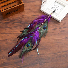 Indian Festival Tassel Feather Hair Combs